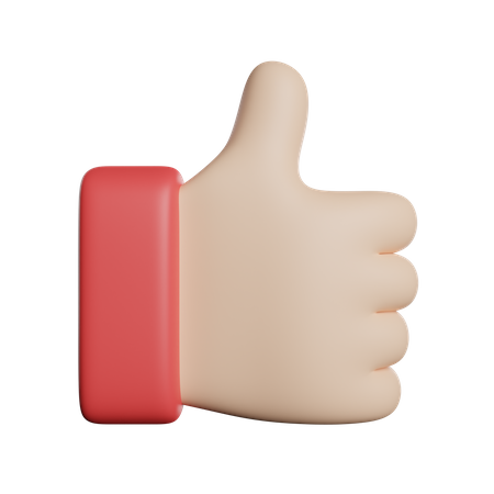 Thumbs Up  3D Icon