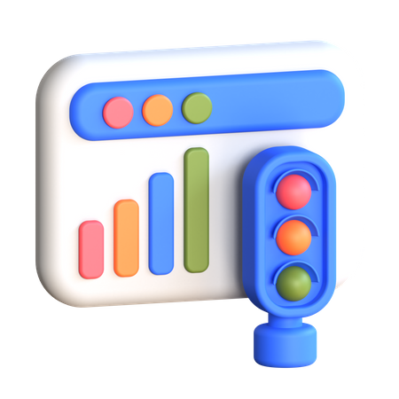 Traffic  3D Icon