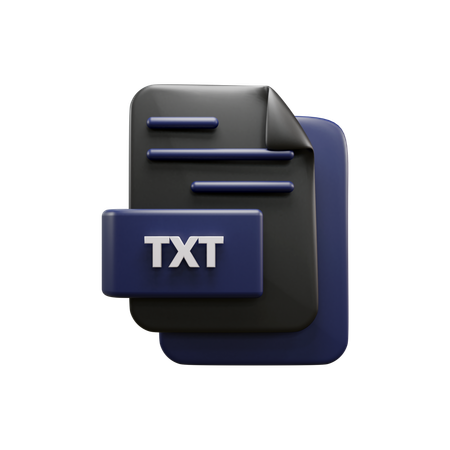 Txtファイル  3D Icon