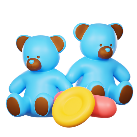 Urso de pelúcia  3D Icon