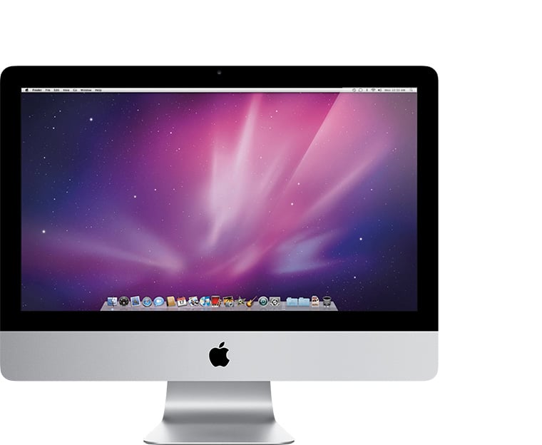 iMac 21.5(2010년 중반 모델)의 전면