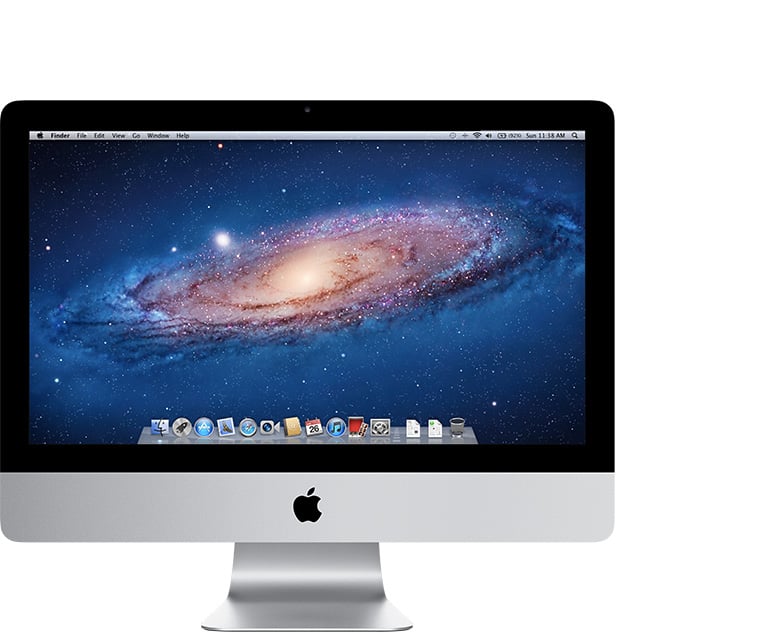 iMac 21.5(2011년 중반 모델)의 전면