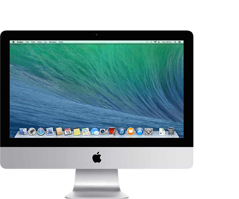 iMac 21.5(2014년 중반 모델)의 전면