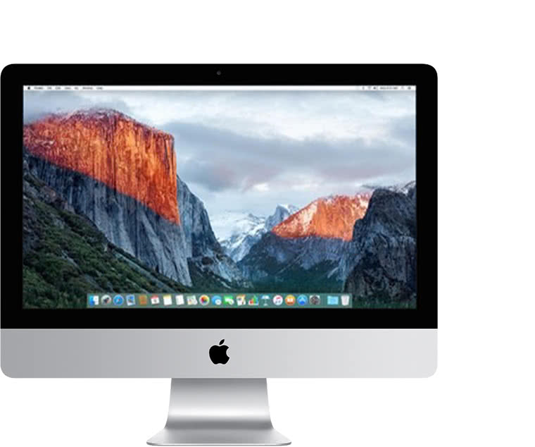 iMac 21.5(Retina 4K, 2015년 후반 모델)의 전면