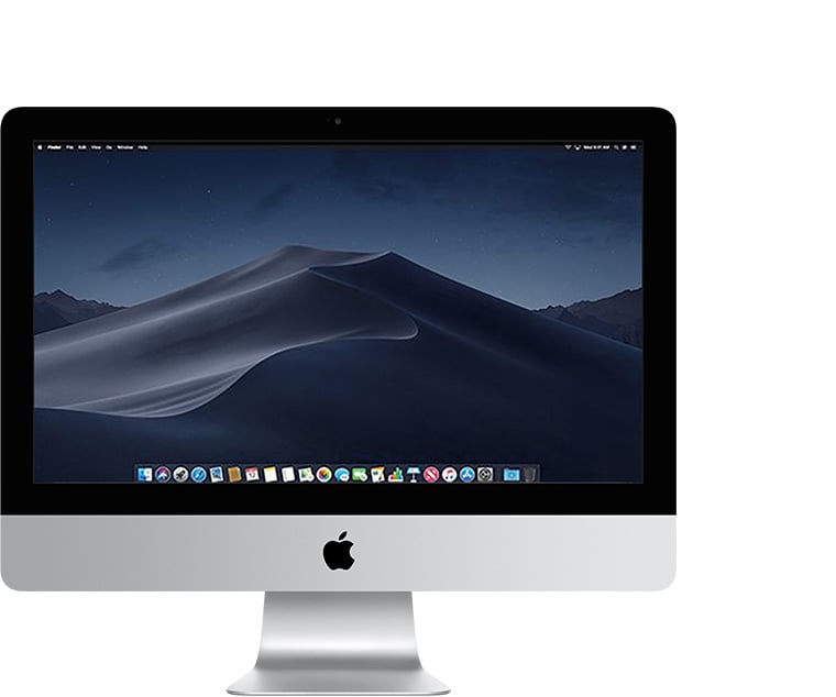 iMac 21.5(Retina 4K, 2019년)의 전면