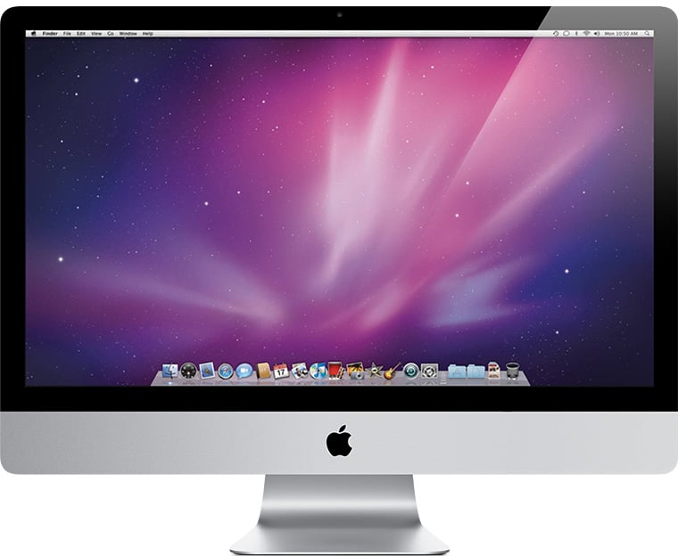 iMac 27(2010년 중반 모델)의 전면