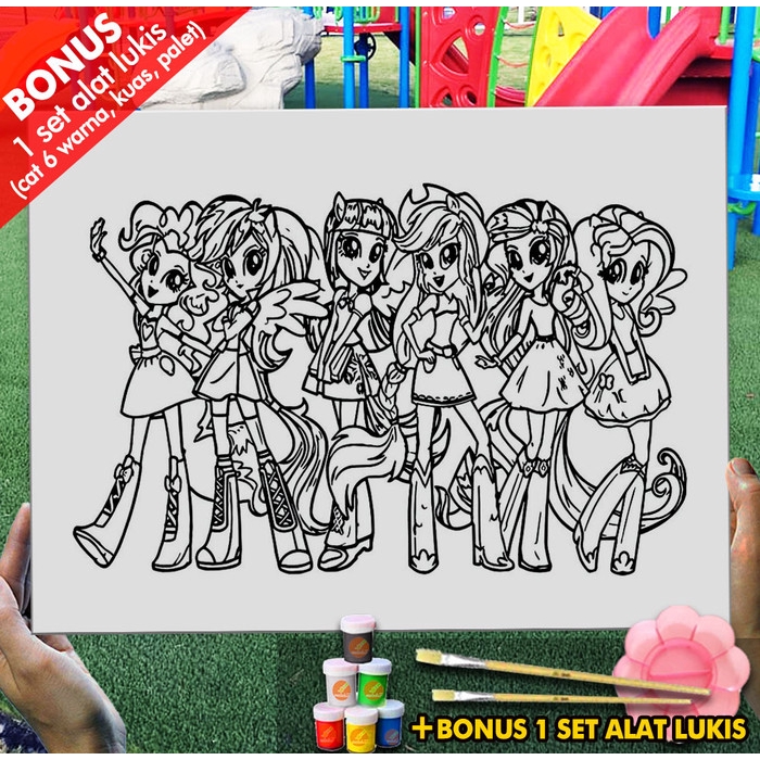 Mewarnai Kuda Poni Mlp Equestria Girls Friendship Games Coloring Pages ...