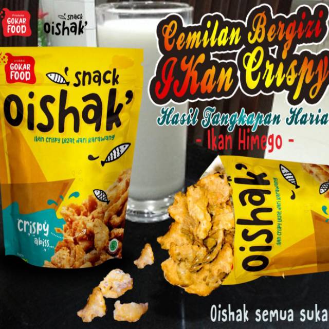 SNACK OISHAK' CEMILAN SEHAT IKAN CRISPY