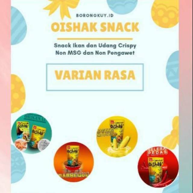 SNACK OISHAK PAKET RESELLER/ 130k GET 10