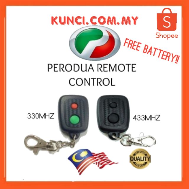 OEM PERODUA MYVI KELISA KANCIL REMOTE  Shopee Malaysia