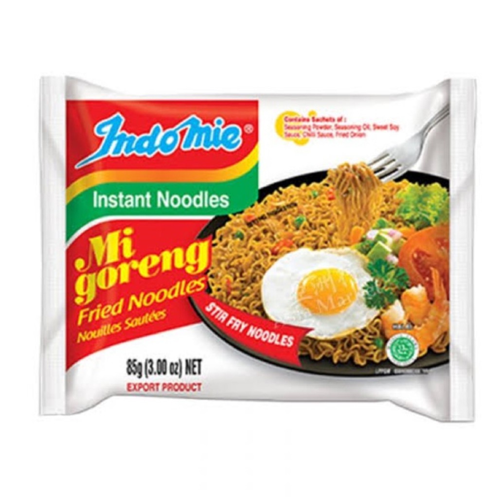 Indomie Mi Goreng Original Instant Stir Fried Noodles Shopee ...