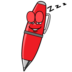 Sleeping Red Pen