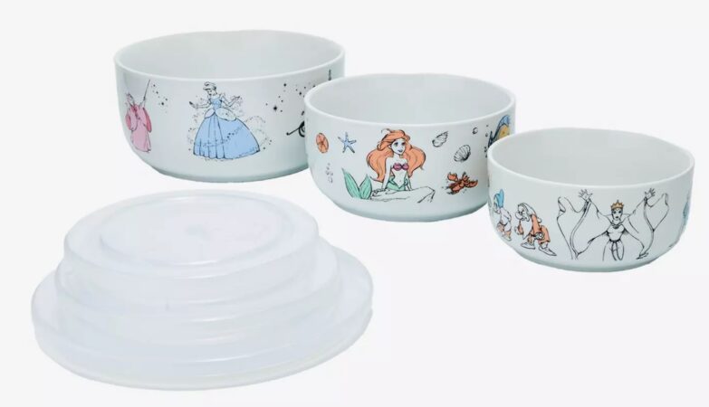 Disney Princess Ceramic Bowl Set