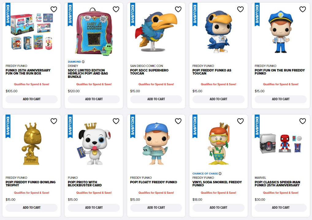 Funko comic con exclusives