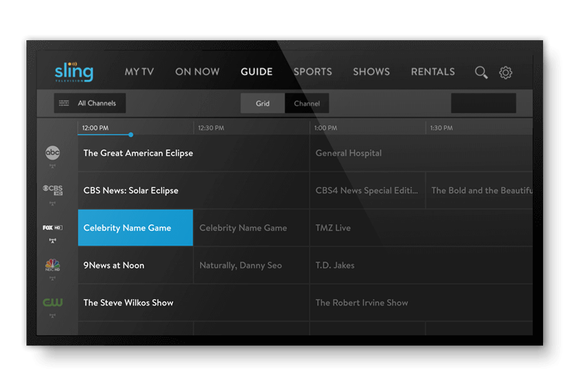 Sling AirTV 2 watch local channels