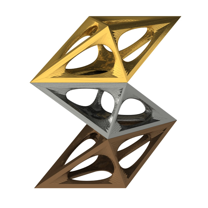 A' Design Award Silver Bronze Gold Trophy