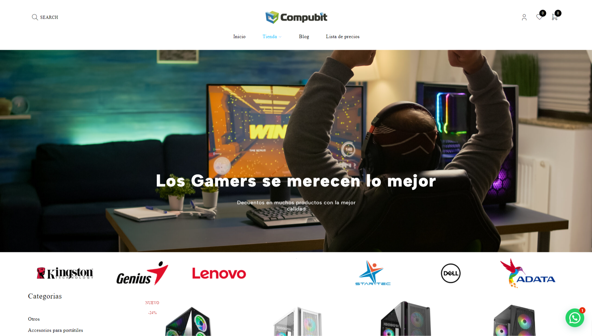 Comprar en compubit productos tecnologicos