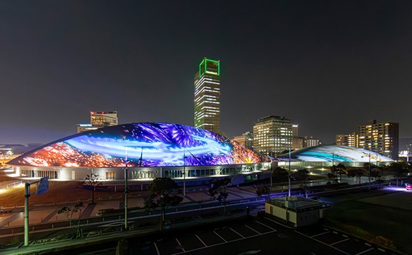 あなぶきアリーナ香川 プロジェクションマッピング 2025