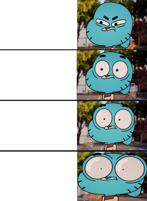 Gumball surprised 