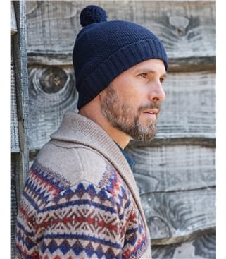 Mens Essential Lambswool Hat