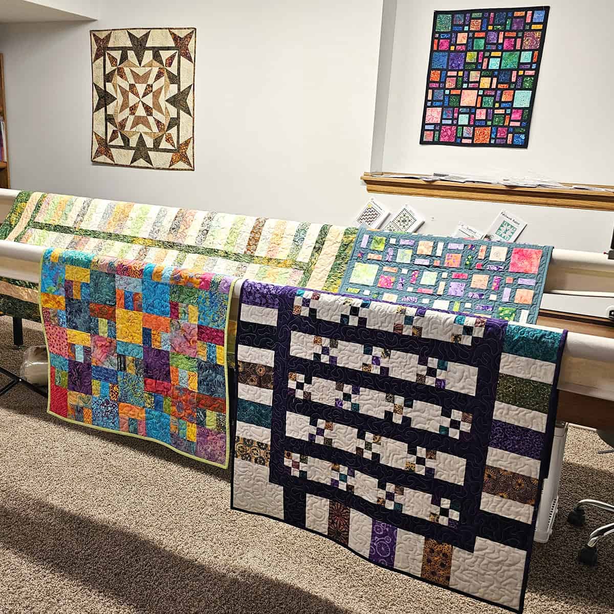 quilts on longarm
