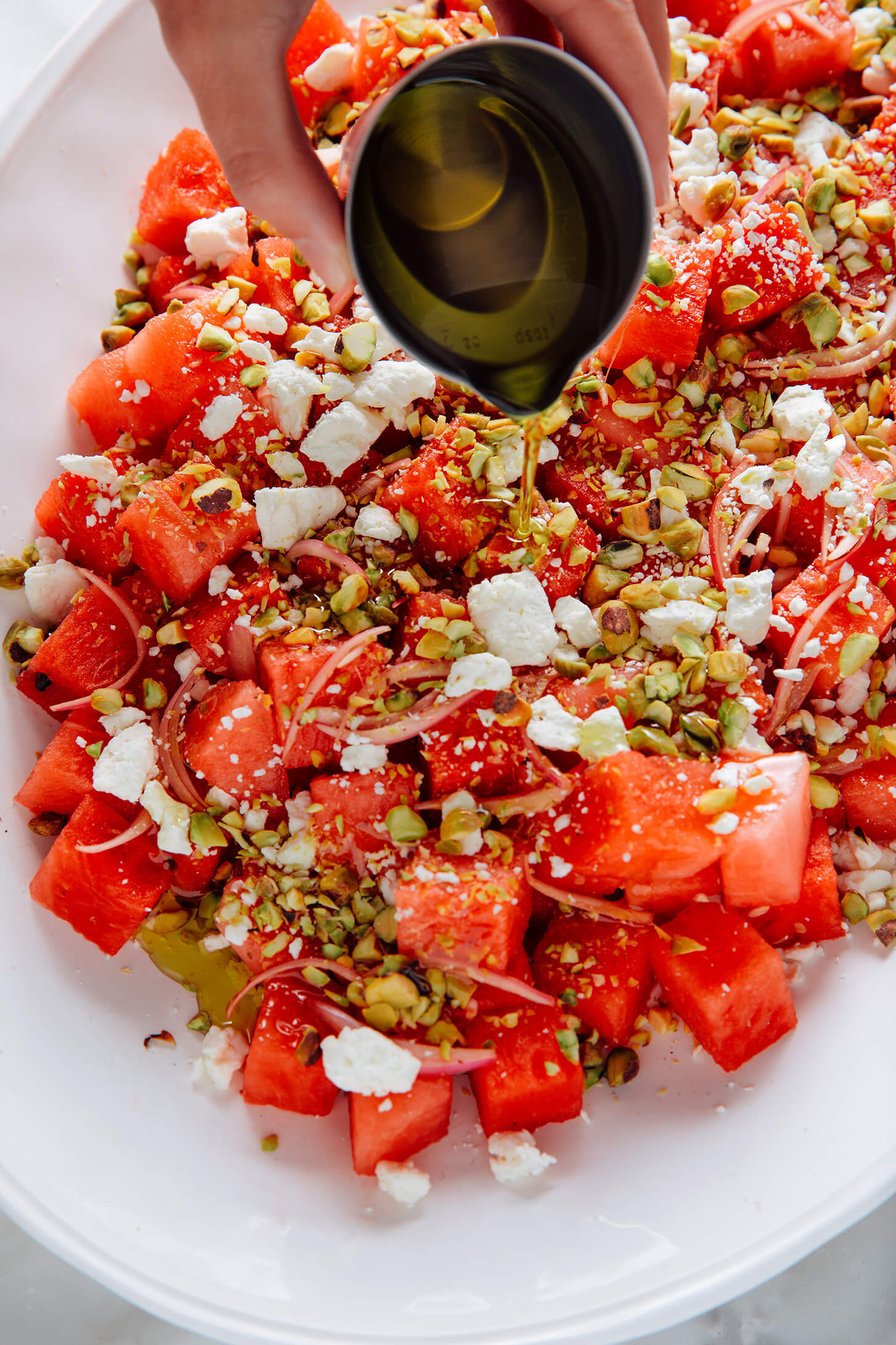 how to make watermelon salad