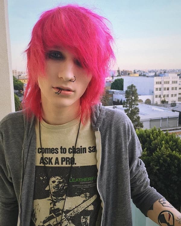 11 Best Pink Hair Color Ideas for Men – Cool Men's Hair