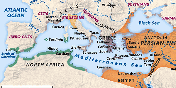 Mediterranean Trade Map