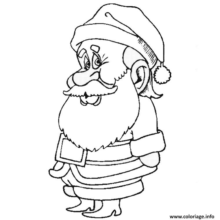 Coloriage pere noel 125 - JeColorie.com