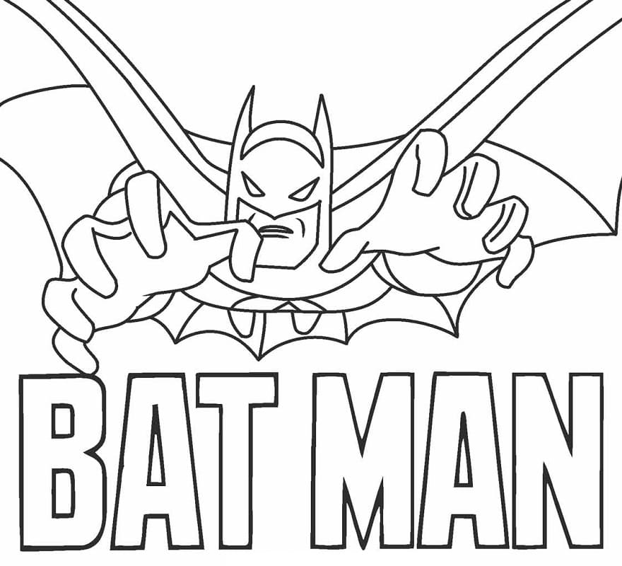 Batman Coloring Pages - Free Printable Coloring Pages for Kids