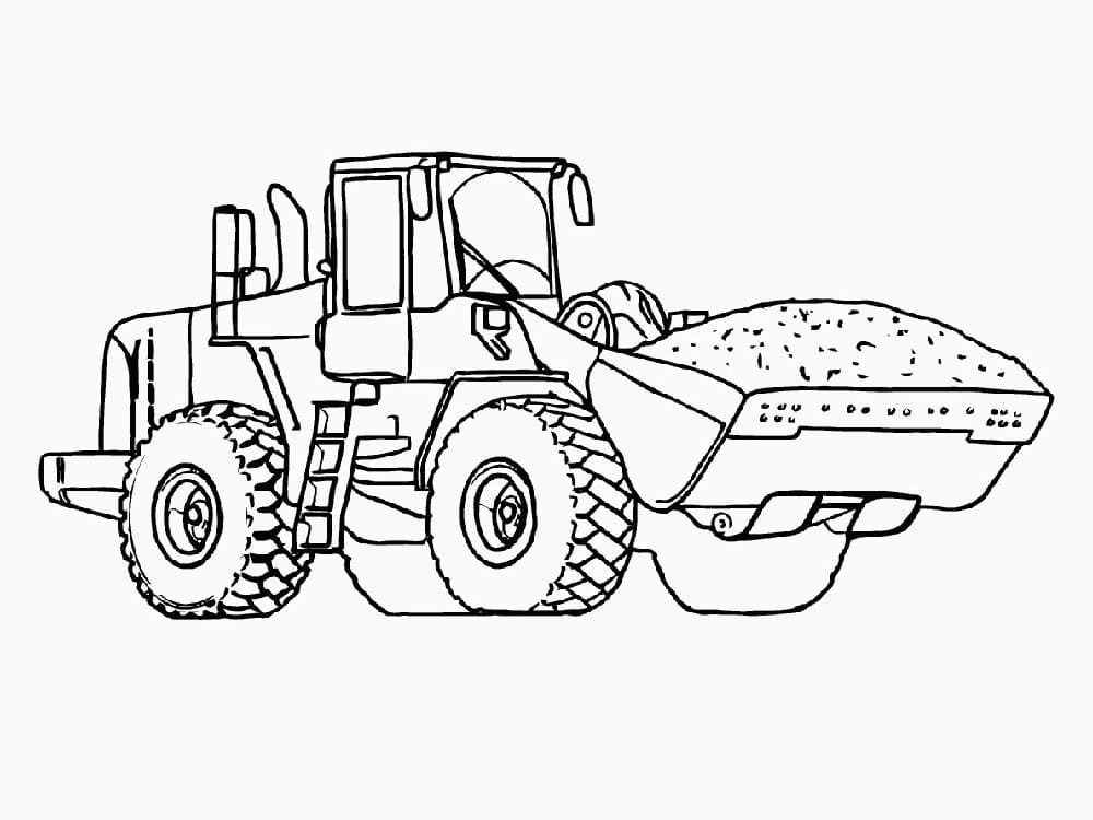 Bulldozer Coloring Page Coloring Page Truck Coloring Page | The Best ...