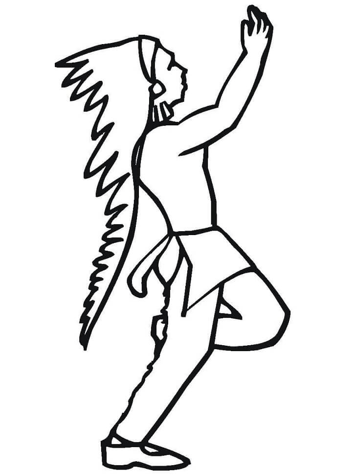 native american dance clipart kids