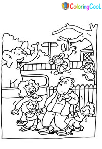 Zoo Coloring Pages