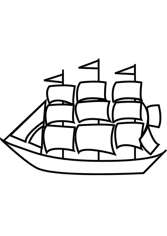 Ship coloring pages