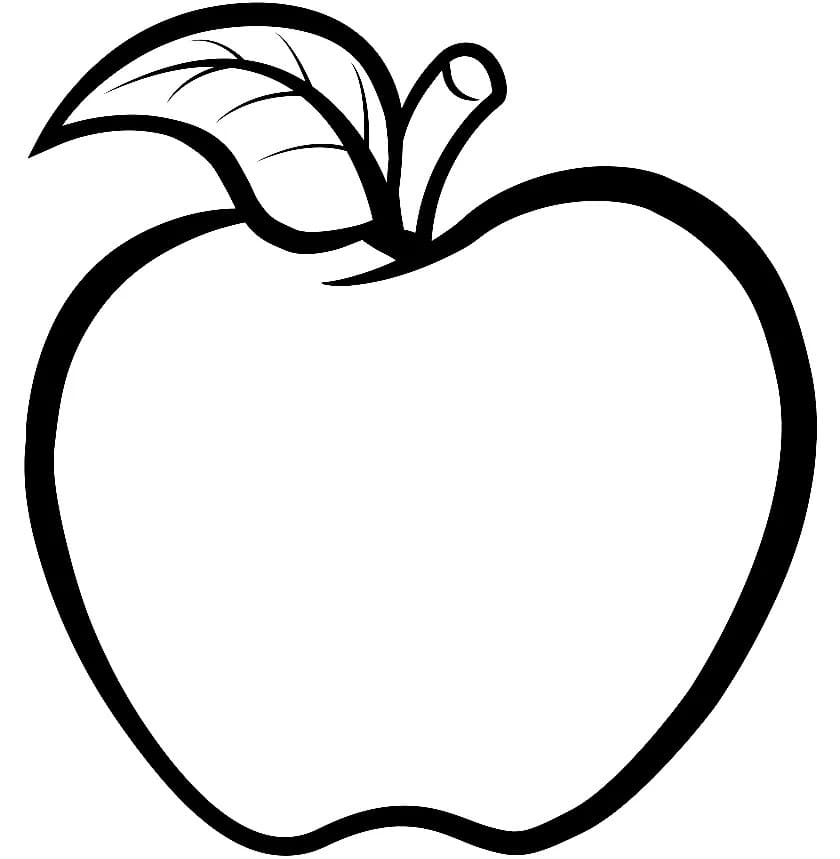 Apple coloring pages