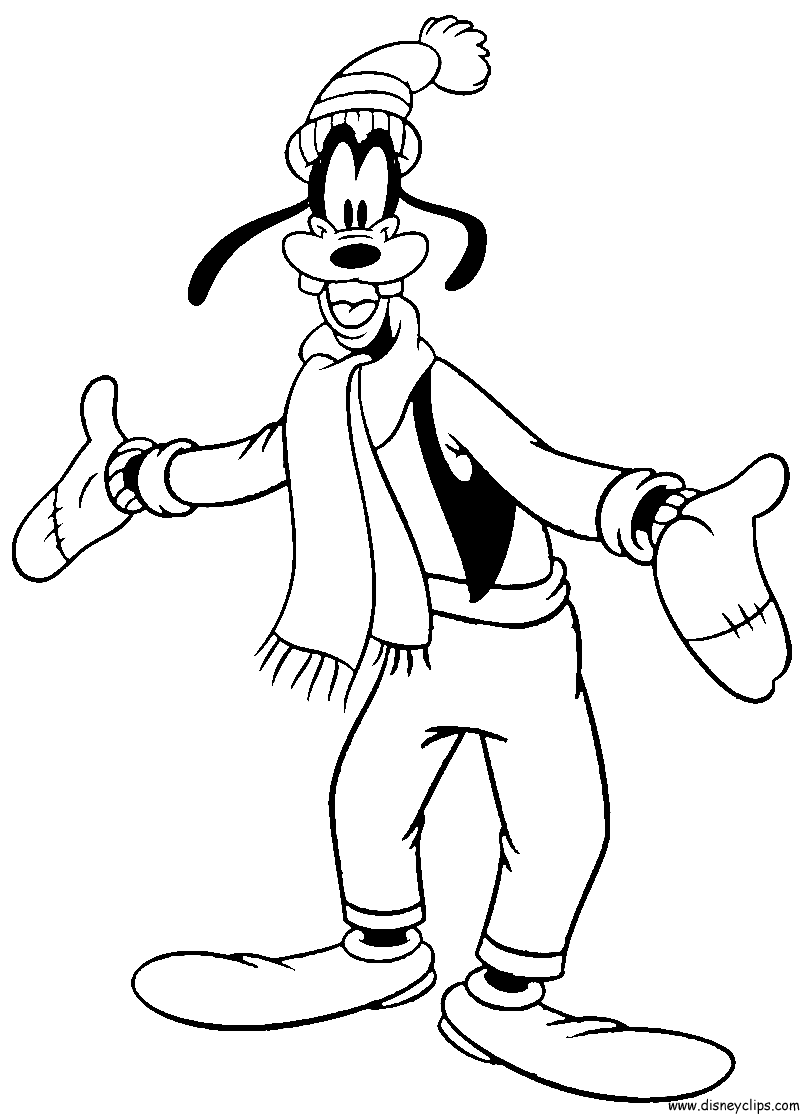 Goofy Cartoon Coloring Pages Free Printable Coloring Pages | Images and ...