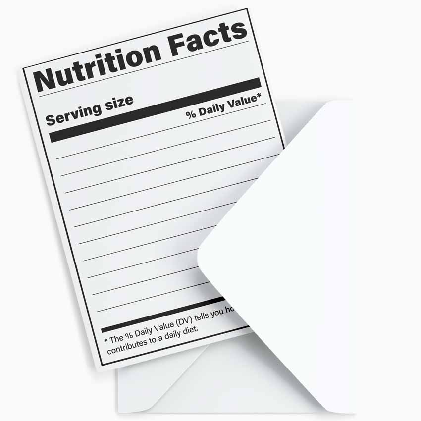 Featured image of post Template Custom Blank Nutrition Label Introduction to fda nutrition facts labels