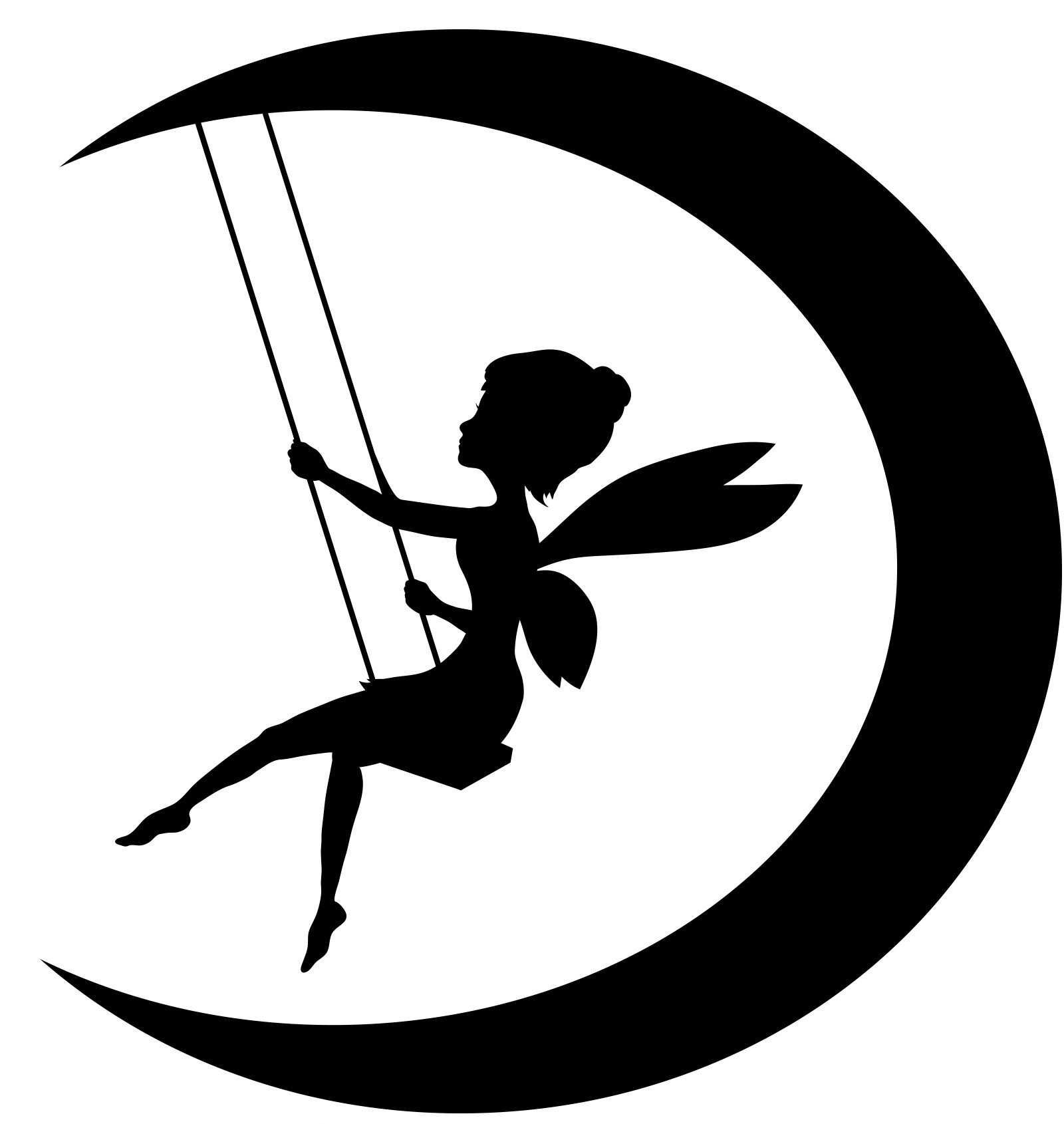 Free Fairy Silhouette Printable, Download Free Fairy Silhouette ...