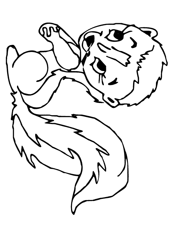 baby animals cartoon coloring pages