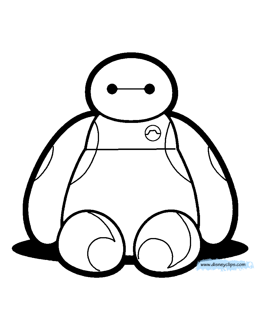 Free Baymax Coloring Pages, Download Free Baymax Coloring Pages png ...