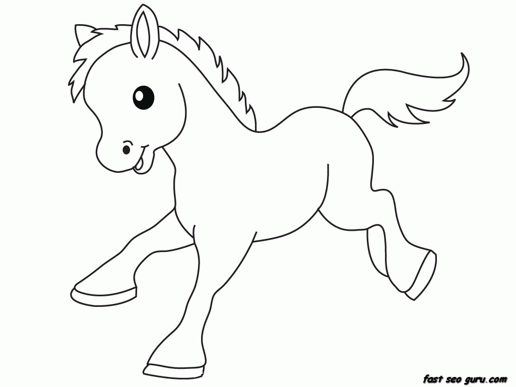 baby animals cartoon coloring pages