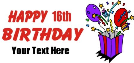 16th birthday clip art free - Clip Art Library