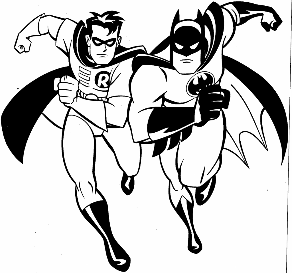 Batman Printable Coloring Pages for Kids