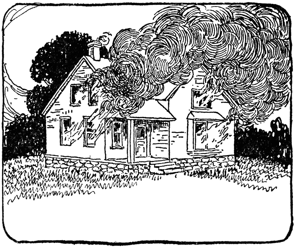 House On Fire Clipart Black And White / Here you can explore hq fire ...