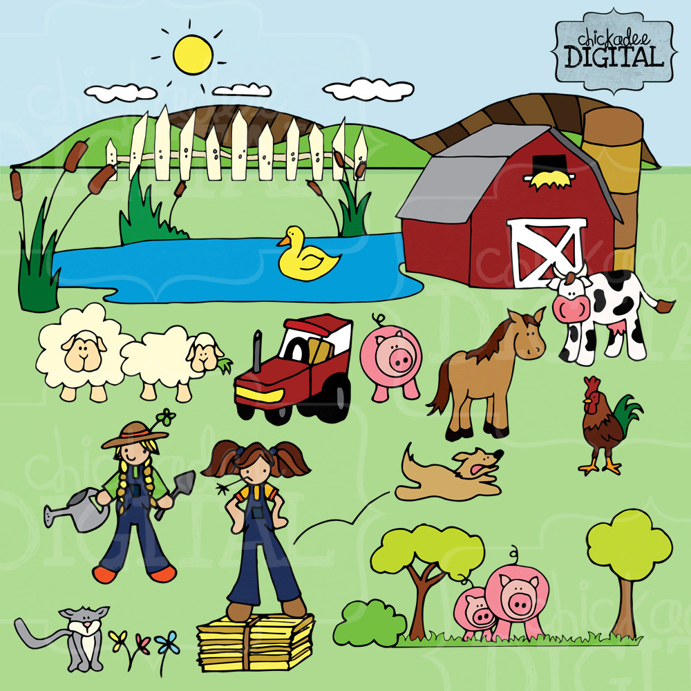 nouns on the farm - Clip Art Library