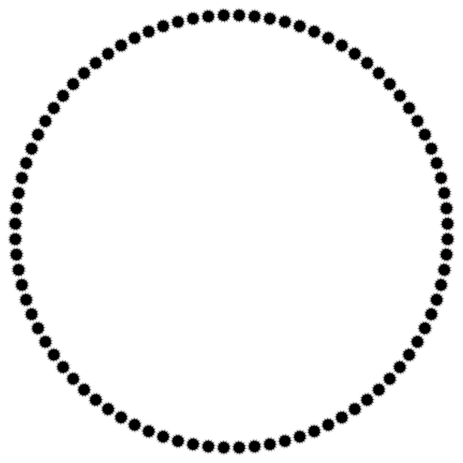 Black Circle Frame Png