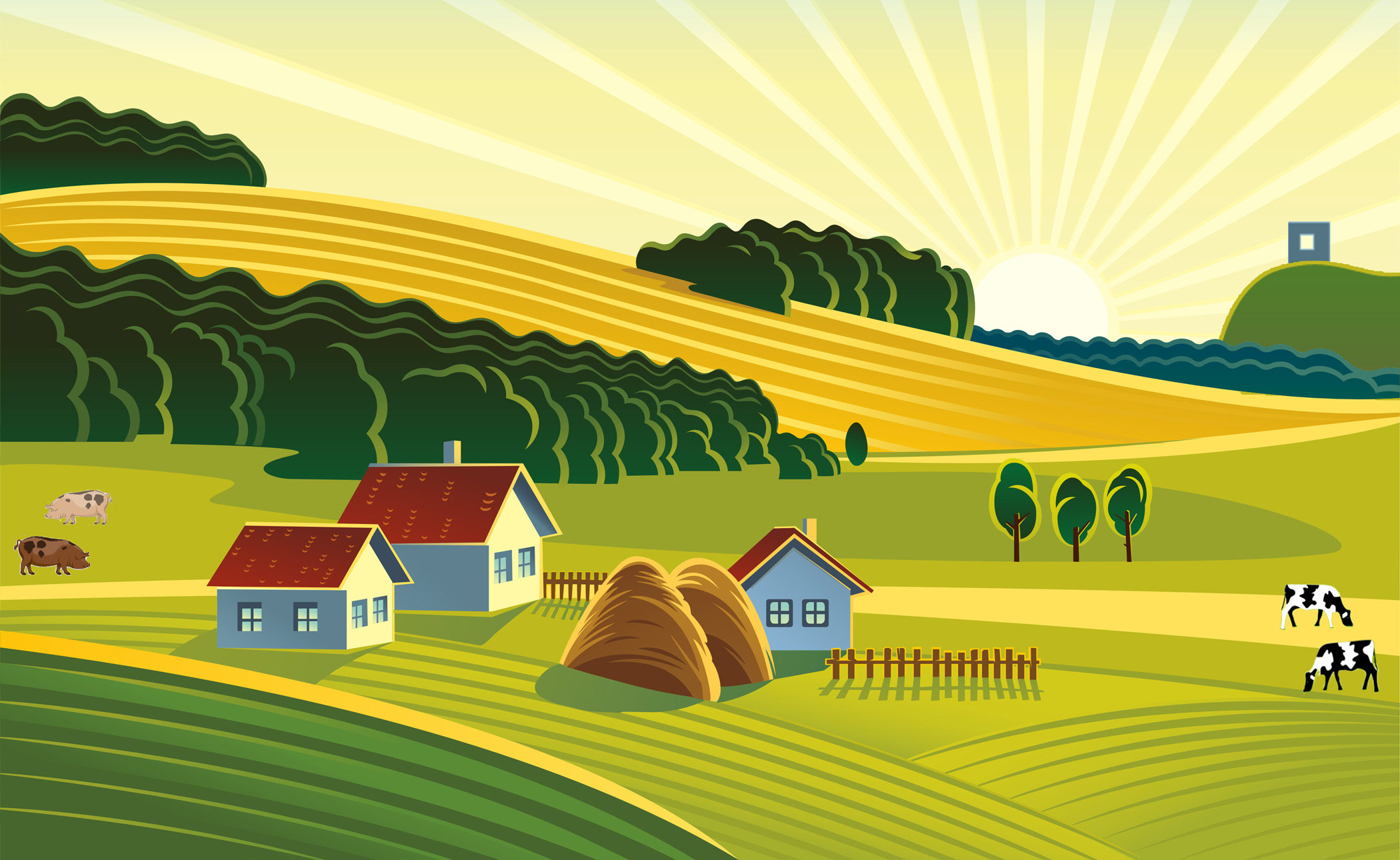 Farmland Clipart Clipart Station | Images and Photos finder