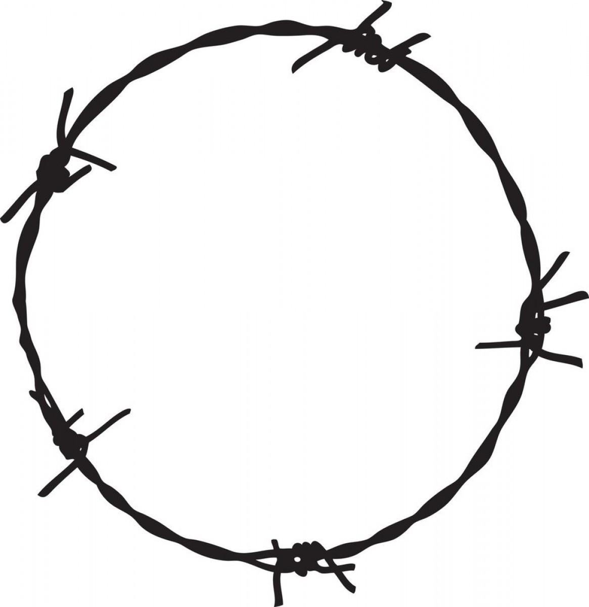 Barbed Wire Clipart Vector
