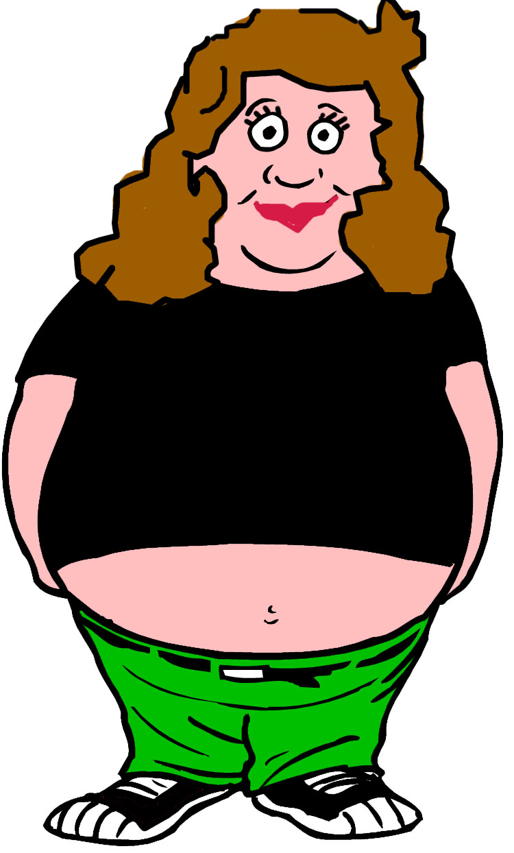 Fat Girlfriend Clipart