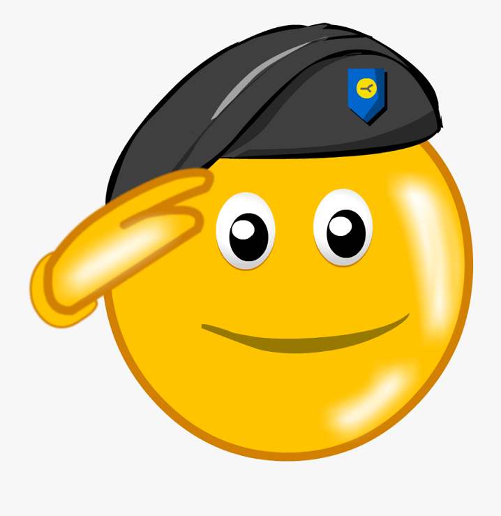 Salute Emoji clipart